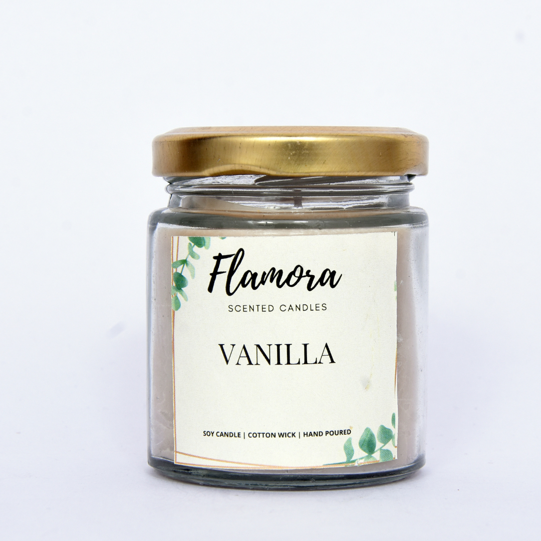 Vanilla Scented Jar Candle