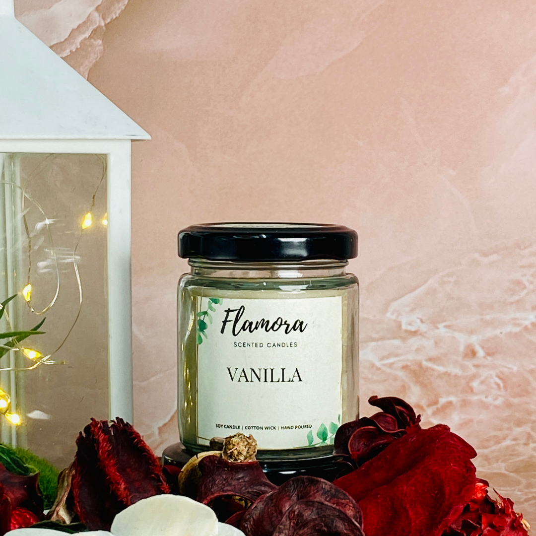 Vanilla Scented Jar Candle