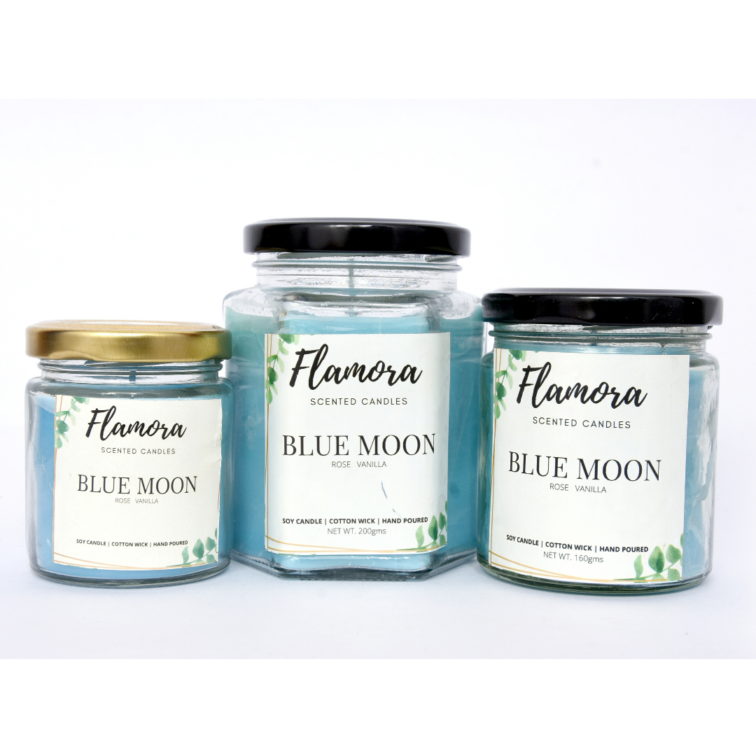 Blue Moon Scented Jar Candle