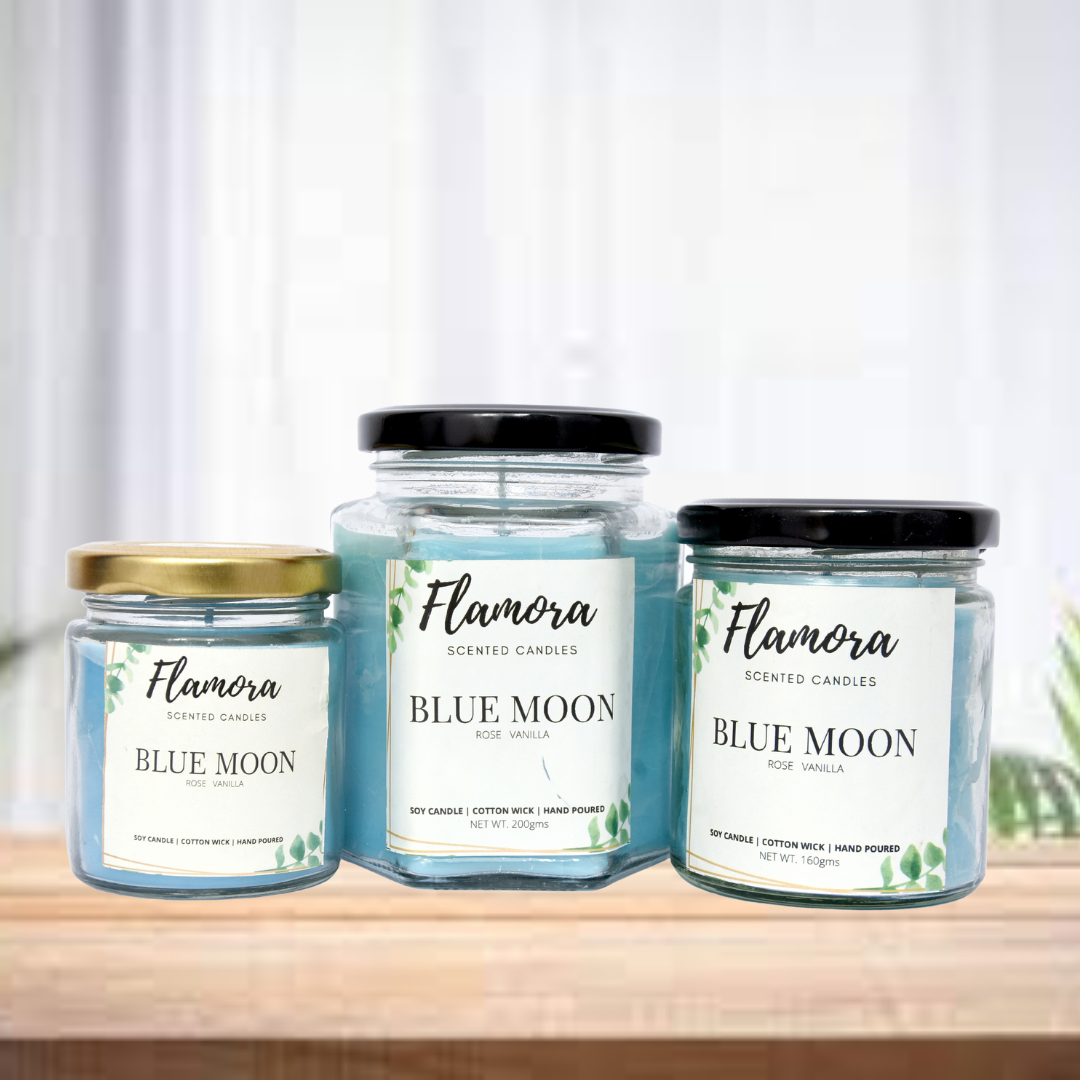 Blue Moon Scented Jar Candle