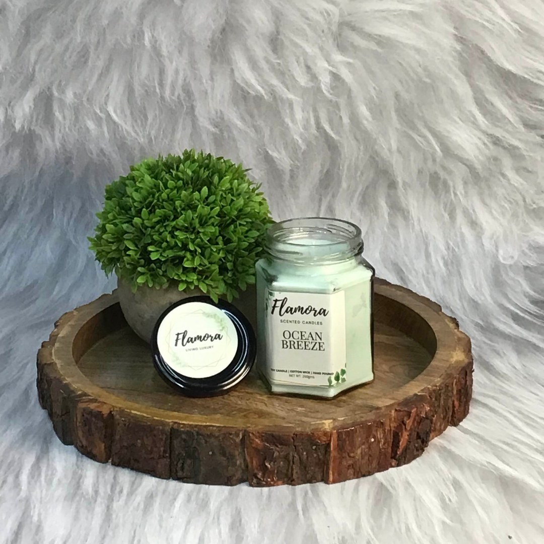 Ocean Breeze Scented Jar Candle
