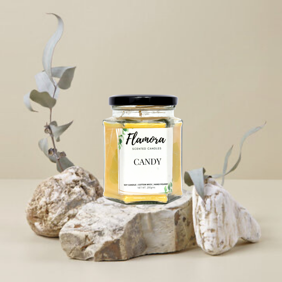 Candy Scented Jar Candle