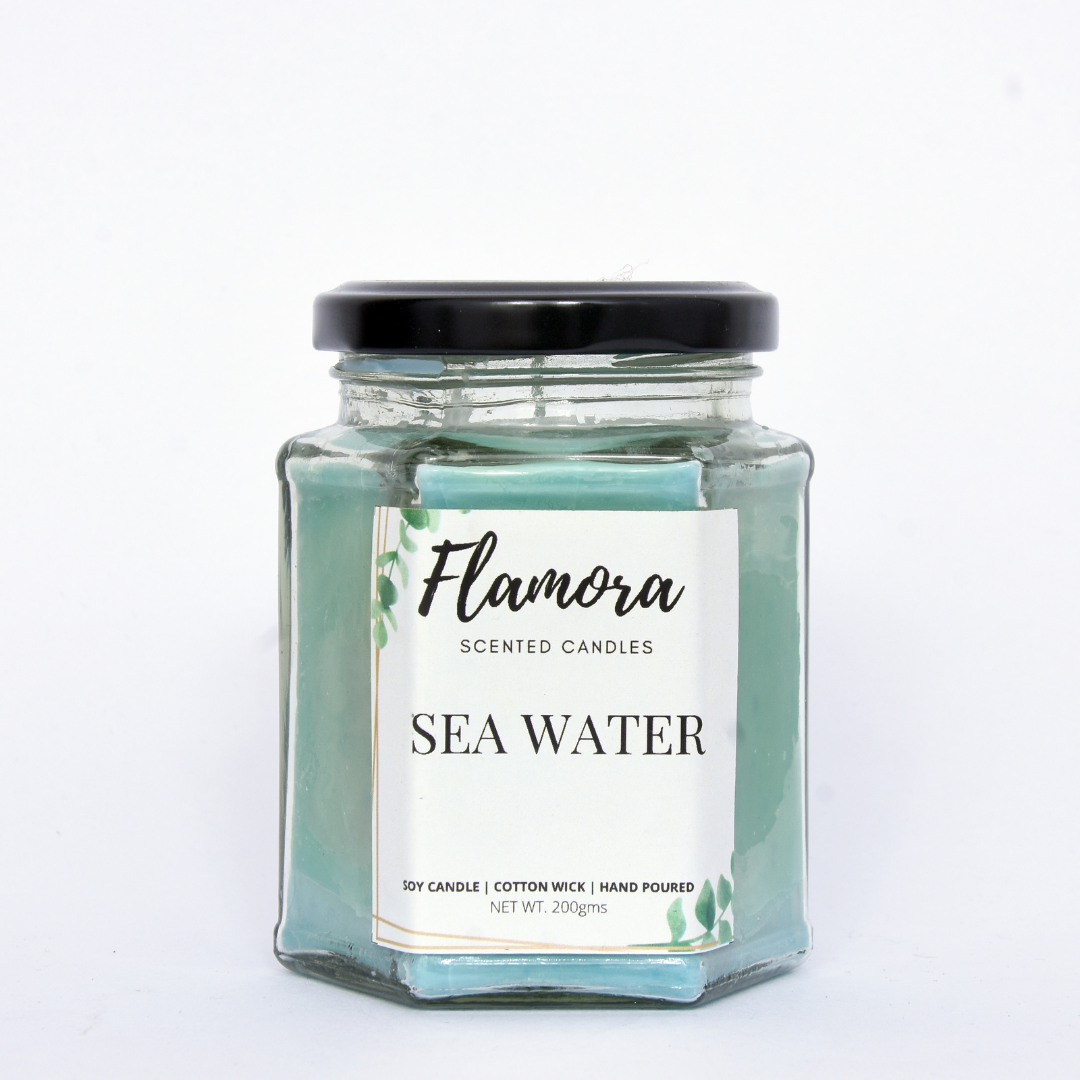 Sea Water Scented Jar Candle