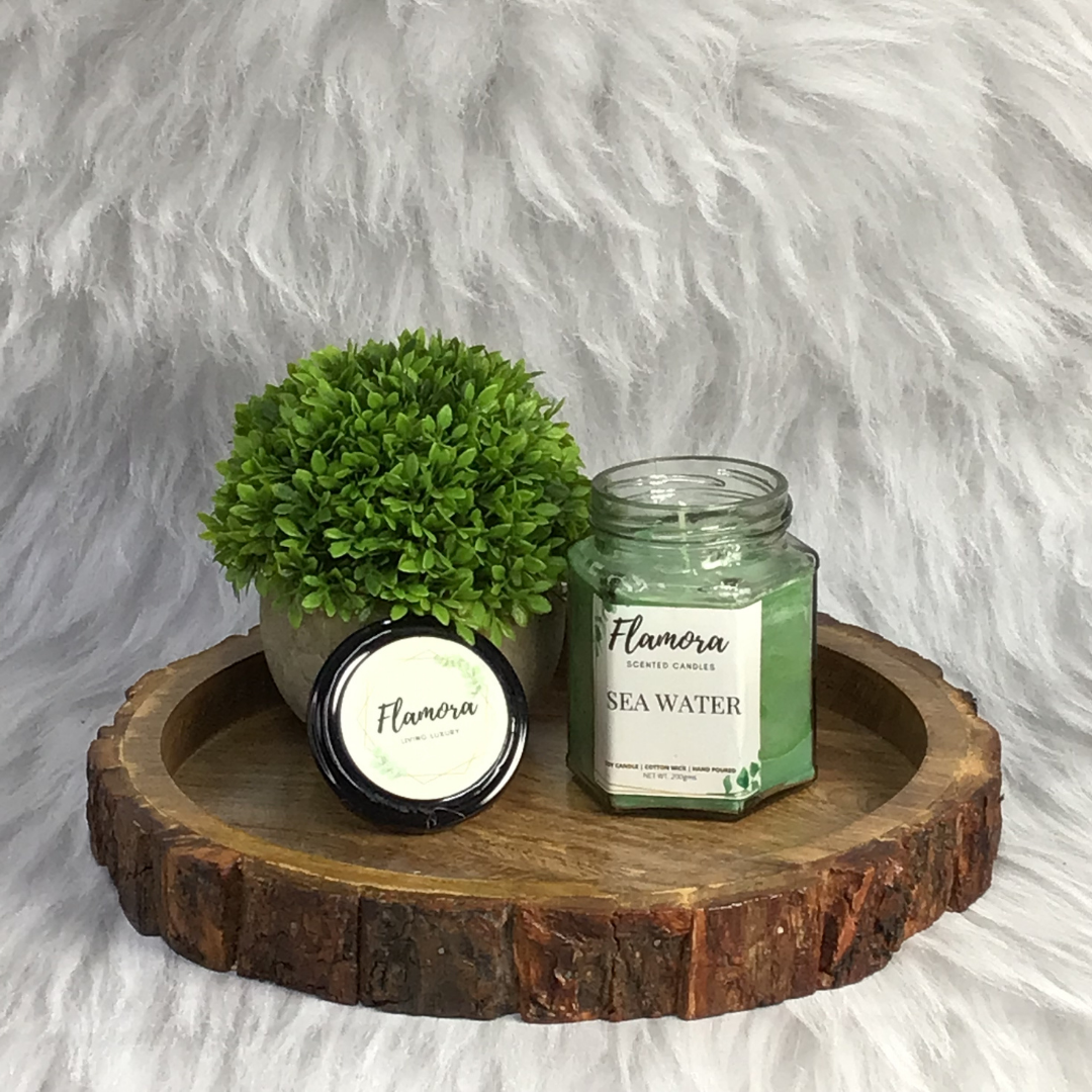 Sea Water Scented Jar Candle