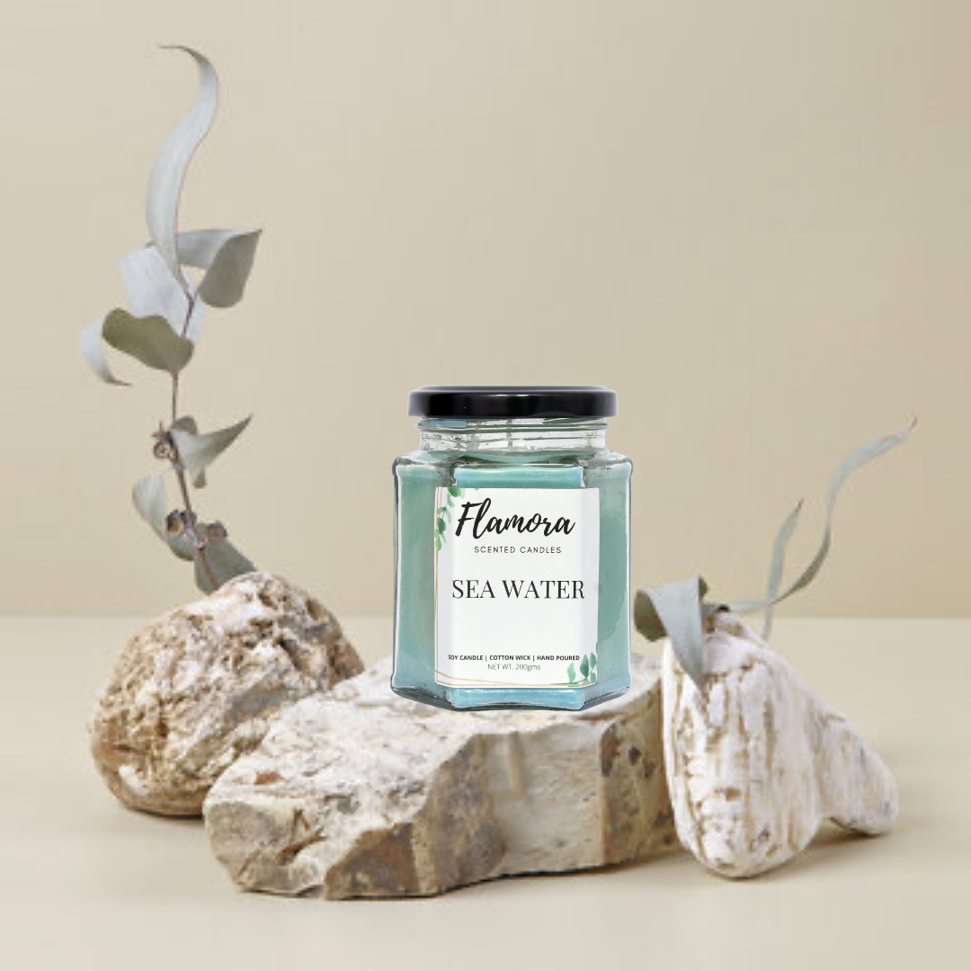 Sea Water Scented Jar Candle