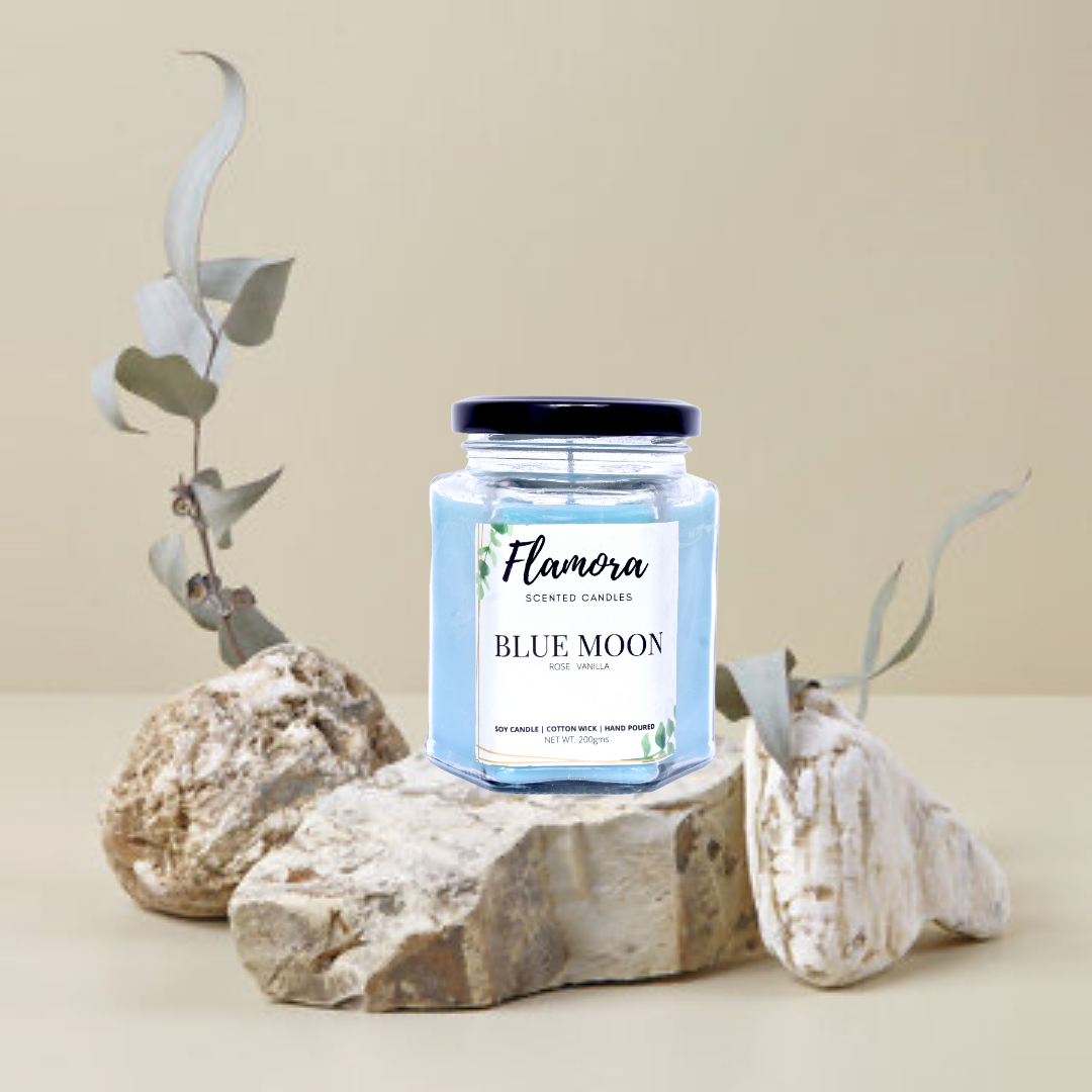 Blue Moon Scented Jar Candle