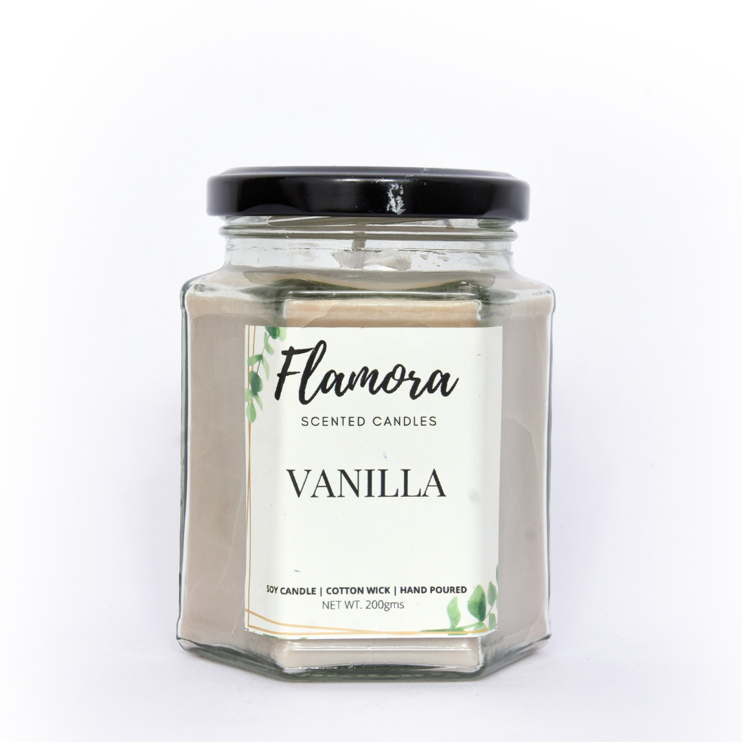 Vanilla Scented Jar Candle