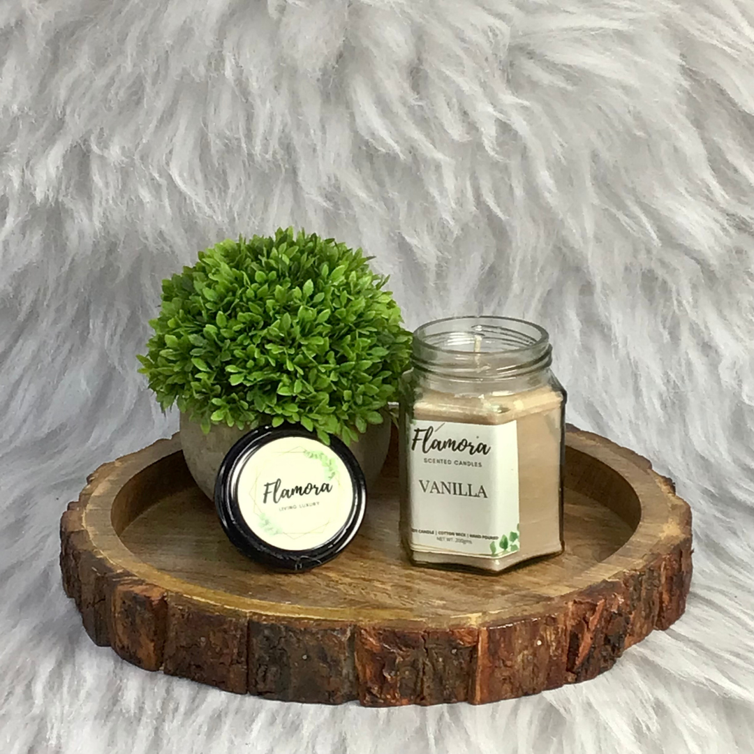 Vanilla Scented Jar Candle