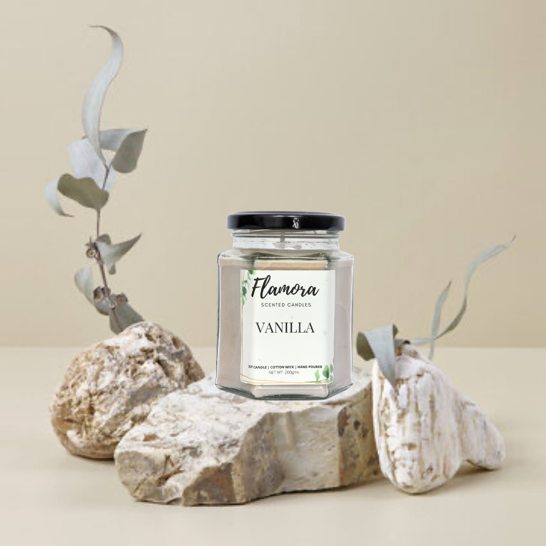 Vanilla Scented Jar Candle