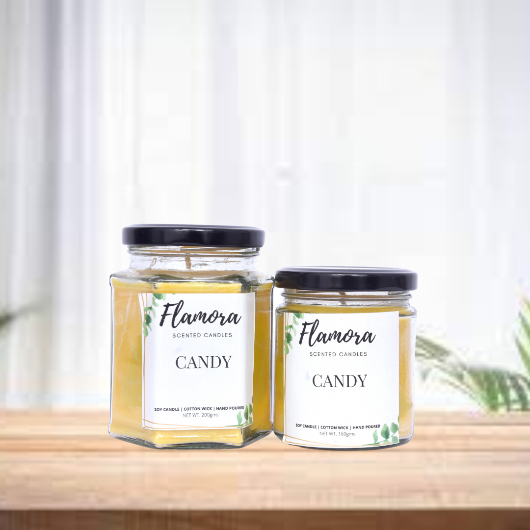 Candy Scented Jar Candle