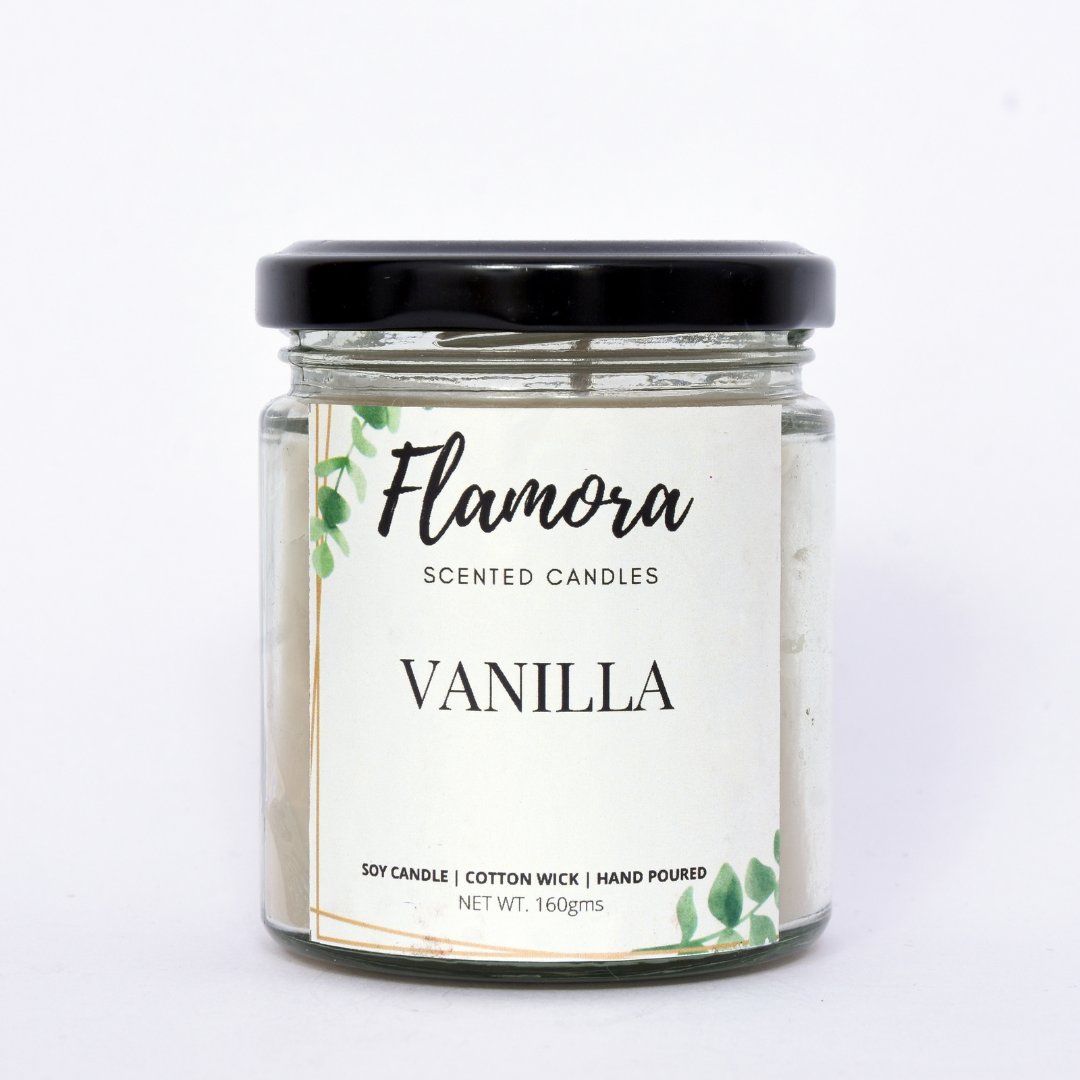 Vanilla Scented Jar Candle