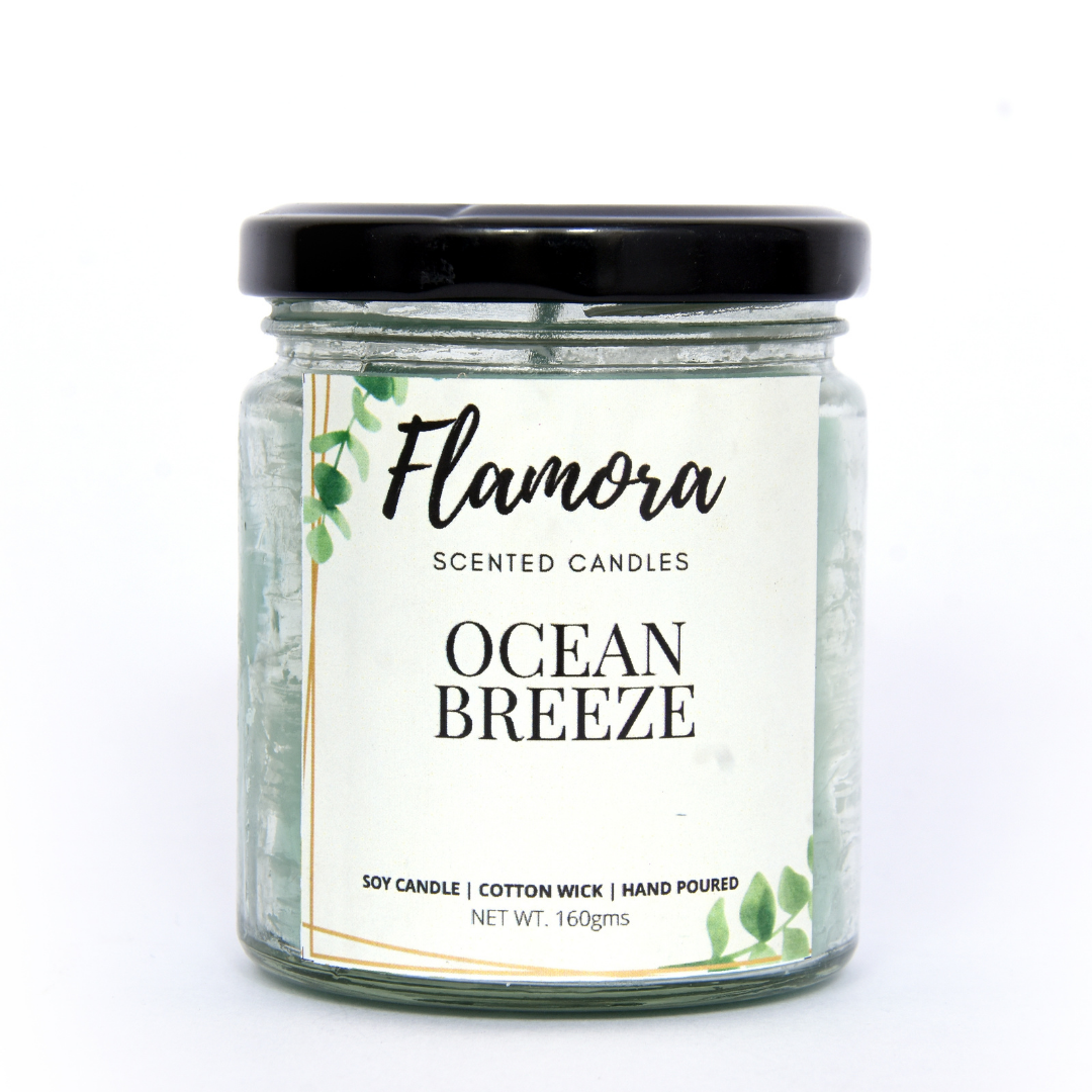 Ocean Breeze Scented Jar Candle