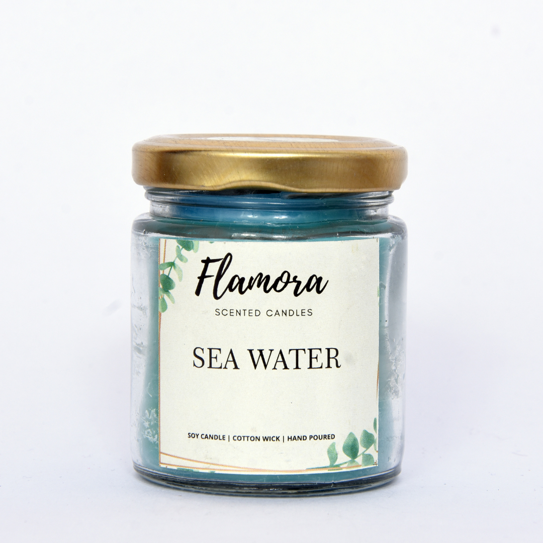 Sea Water Scented Jar Candle