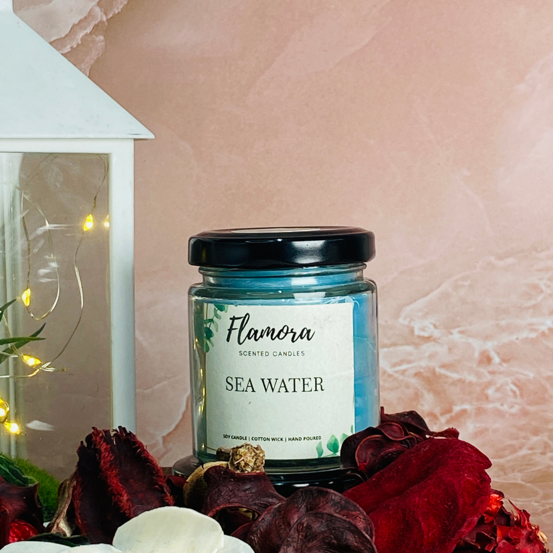 Sea Water Scented Jar Candle