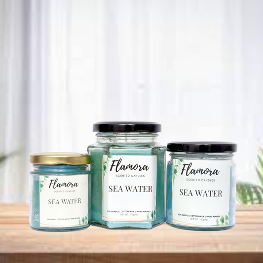 Sea Water Scented Jar Candle