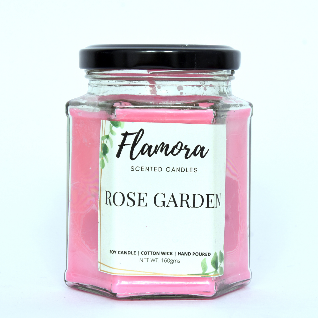 Rose Garden Scented Jar Candle