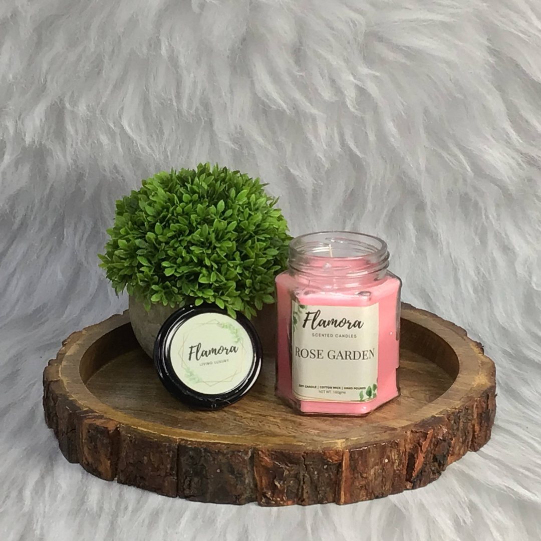 Rose Garden Scented Jar Candle