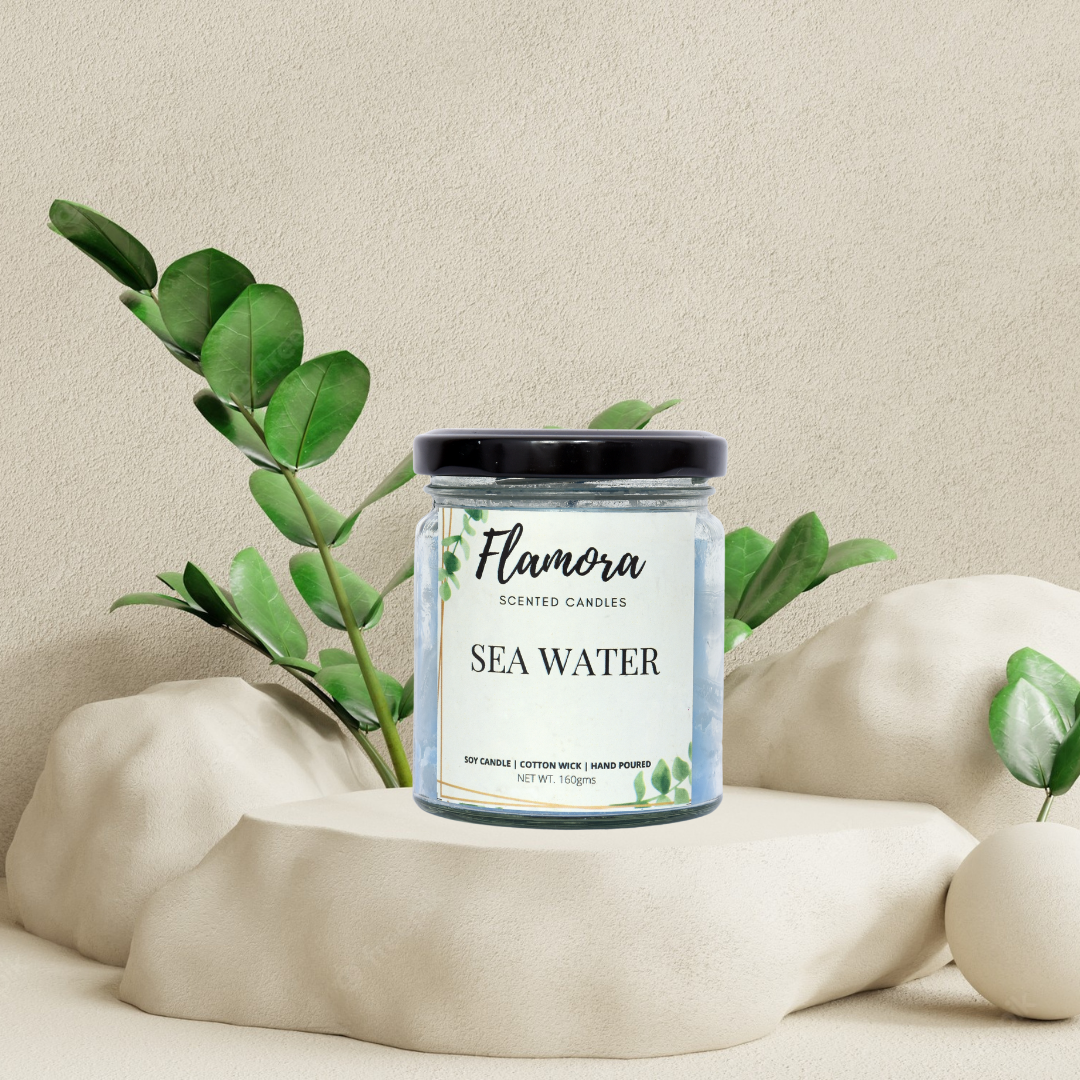 Sea Water Scented Jar Candle