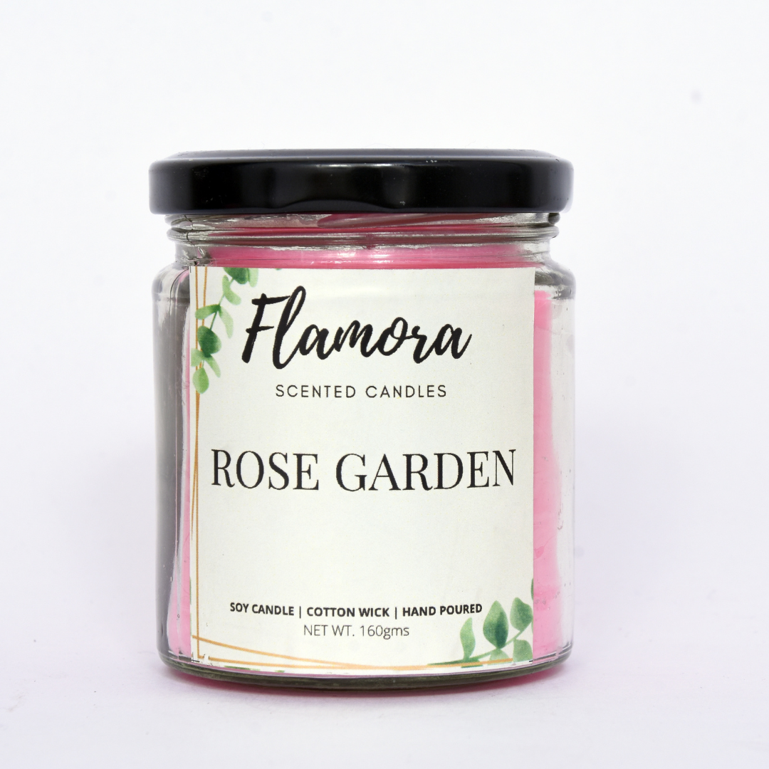 Rose Garden Scented Jar Candle